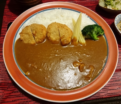 「特製カレー（一口カツ入り） 1000円」@林檎やの写真