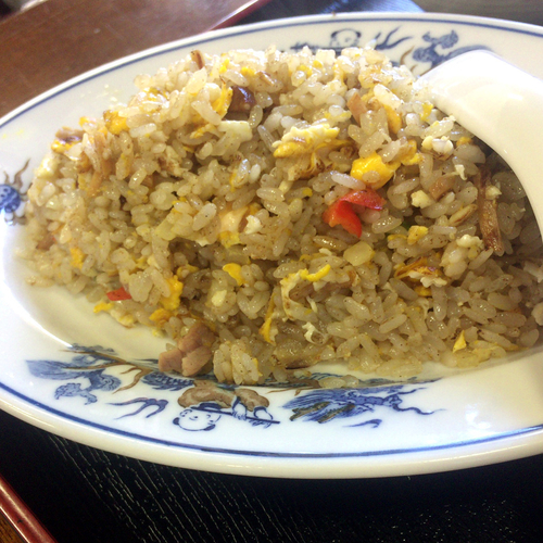 「チャーハンセット　600円」@精養軒の写真