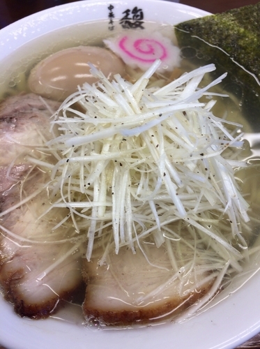 「ねぎそば ＋ サービス味玉」@中華そば 馥の写真