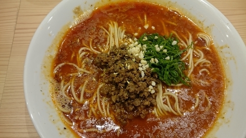 「京山椒薫る濃厚担々麺￥850」@鯛塩そば灯花 本店の写真