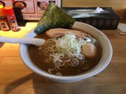 「節と白湯の中華そば（大盛り）」@らーめん 月の兎影の写真