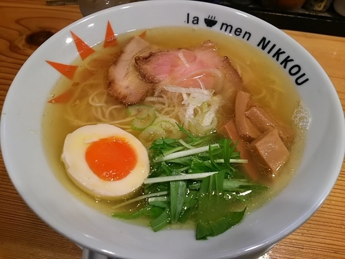 「日香麺  清香(さやか)（塩）」@ラーメン にっこうの写真