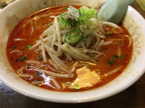 「辛味噌ラーメン」@ラーメン蘇洲 須玉店の写真
