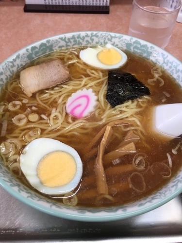 「ラーメン 690円+玉子60円+ねぎ50円」@大勝軒 北習志野店の写真