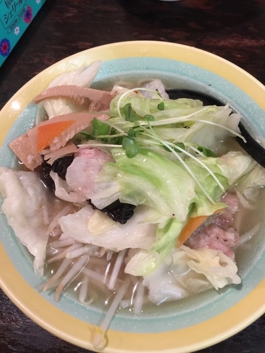 「やさい満菜らーめん 770円」@らーめん東京食品 六本木店の写真