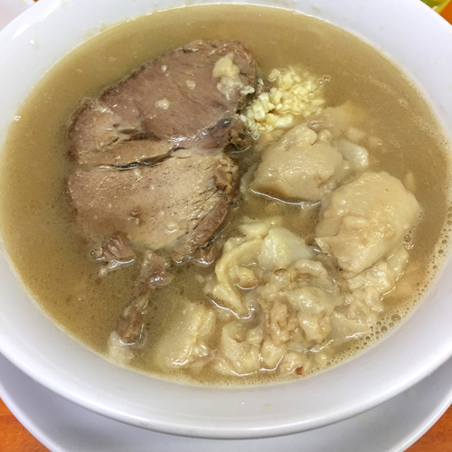 「小ラーメン　850円　生卵　50円」@ラーメン長嶋の写真