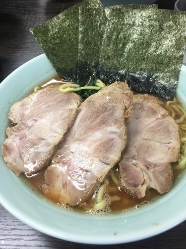 「チャーシュー麺大盛980円、硬め濃いめ」@横浜家系ラーメン ひじり家の写真