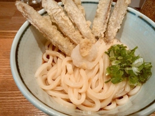 「ごぼ天ぶっかけ（中）」@さぬきうどん まめ哲の写真