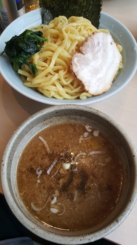 「つけ麺中盛」@ラーメン たかし屋 千葉駅前店の写真