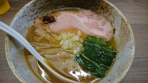 「秋刀魚中華そば￥850」@東大和ラーメン大冬樹Season2の写真