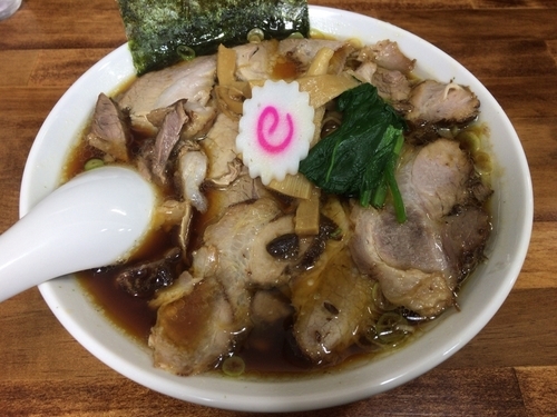 「しょうゆチャーシュー+ライス」@オランダ軒の写真