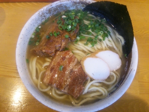 「てぃーだそば（紅しょうが抜き）＋大盛り」@てぃーだの写真