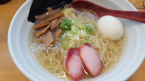 「支那そば＋煮玉子」@支那そば うみの写真