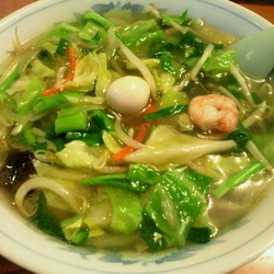 五目らーめん（塩味） 750円