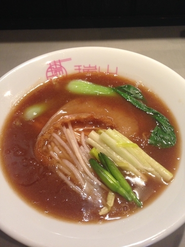 「【ラWalker限定】フカヒレそば」@中華蕎麦 瑞山（ZUIZAN）の写真