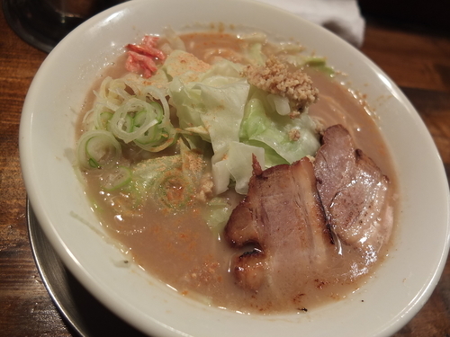 「塩ダレジンジャーらー麺」@らー麺屋台 骨のzuiの写真