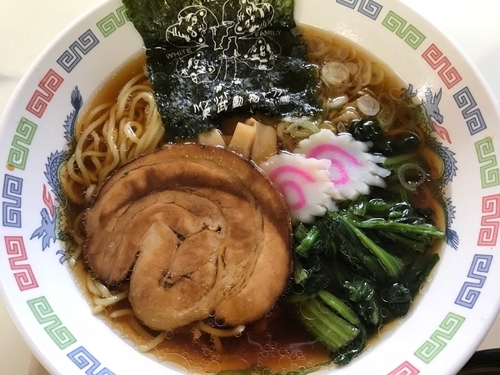 「醤油ラーメン」@東武動物公園 西園レストラン&ショップ フラワーポットの写真