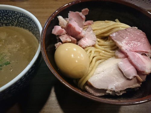 「味玉極濃煮干しつけ麺」@煮干しつけ麺 宮元の写真