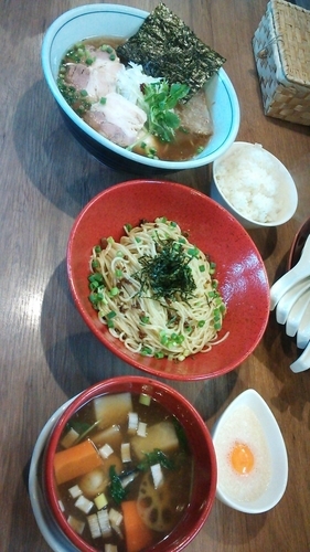 「限定 こづゆ風月見まぜSOBA」@麺家 Shumen Doushiの写真