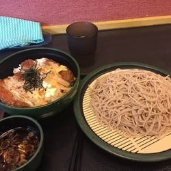 ジャンボカツ丼セット(冷し)