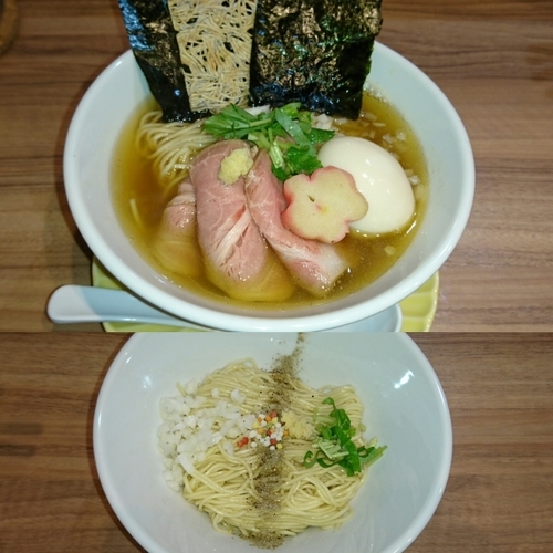 「特製生姜煮干ソバ￥950 生姜和え玉￥200」@中華ソバ 篤々 TOKU-TOKUの写真