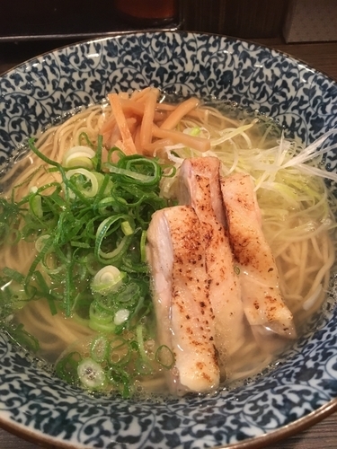 「あっさり鶏そば 750円」@鶏そば 一瑳の写真