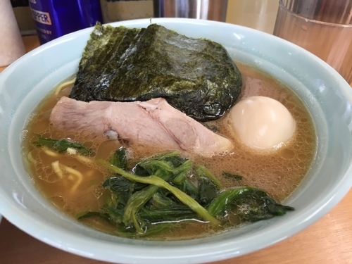 「味玉のり増し」@横浜らーめん 武蔵家 綾瀬店の写真