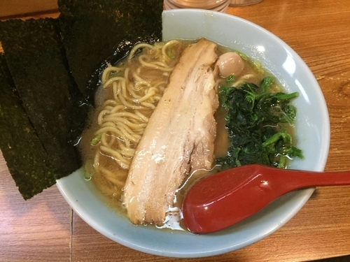 「ラーメン¥700(日ハム日本一フェアで¥500)」@横濱家系ラーメン 大倉家 亀戸本店の写真