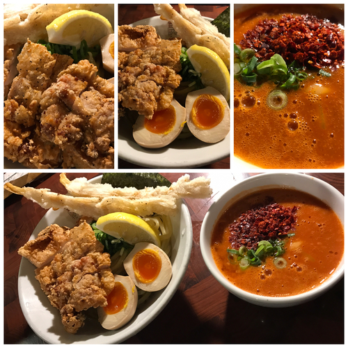 「RED デラックスつけ麺 990円」@二丁目 つけめん GACHIの写真