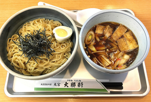 「つけめん（きのこ汁）850円」@大宮大勝軒の写真
