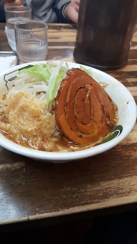 「雷そば　あっさり+ニンニク」@雷 北松戸本店の写真