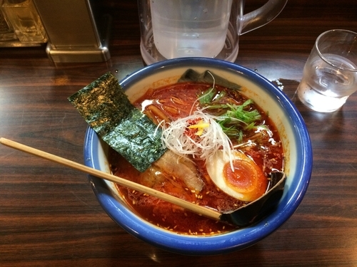 「柚子辣湯麺」@AFURI 恵比寿の写真