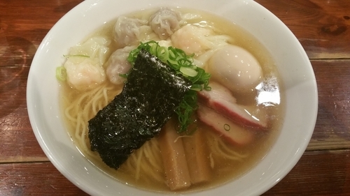 「特製ワンタンメン(白だし)(1000円)」@八雲の写真