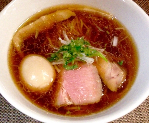 「中華蕎麦　750円　味玉100円」@神保町黒須の写真