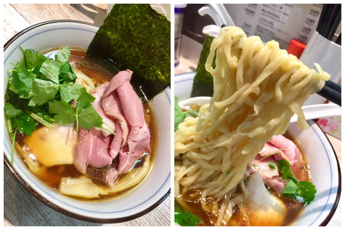 「四つ葉そば (自家製打ち立て手揉み麺Ver) ￥780」@中華そば 四つ葉の写真