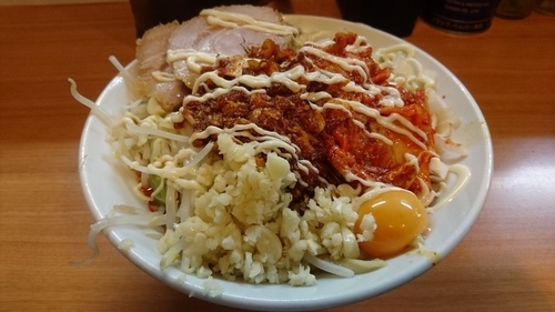 「【限定】君の名は～辛いよキムラ君～(ニンニク・マヨネーズ)」@豚星。の写真