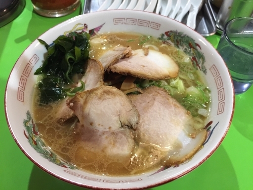 「チャーシューメン大 820円」@万楽の写真