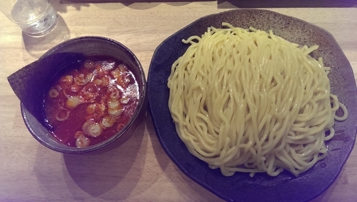 「辛味つけ麺、特盛、辛味MAX」@つけ麺屋 やすべえ 渋谷店の写真