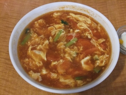 「トマトらーめん（650円）」@美食楼 立川店の写真