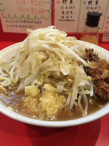 「小700円+玉ねぎ30円+ほぐし豚50円」@麺屋 桐龍の写真