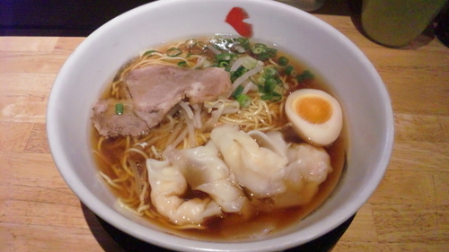 「海老ワンタンメン」@ひできよラーメンの写真