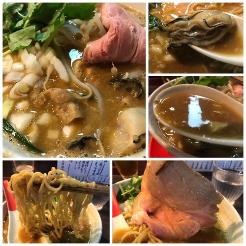 「牡蠣味噌ラーメン1200円＋ビール」@味噌専門店 〜味噌呉田   life〜の写真