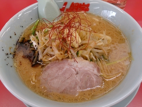 「限定 特製味噌もやしラーメン」@山岡家 松本店の写真