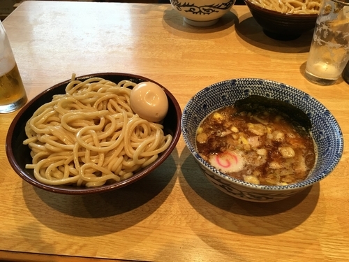「つけ麺＋beer」@くり山の写真