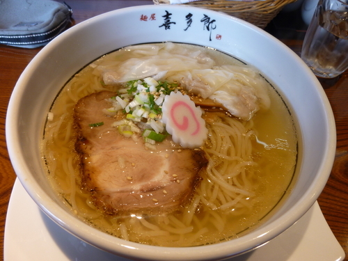 「ワンタン麺（塩）」@中華そば さかうちの写真