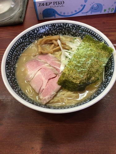 「【限定】濃密・ホタテそば+プロ玉」@良温(Ra-on)の写真