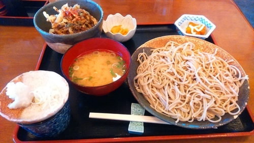 「かき揚げランチ950円」@手打ち蕎麦 はちふくの写真