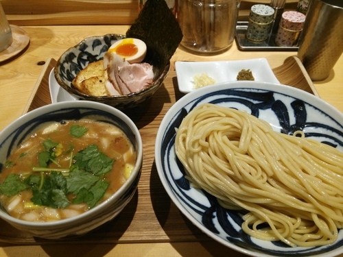 「酒粕濃厚つけそば（大）」@銀座 風見の写真