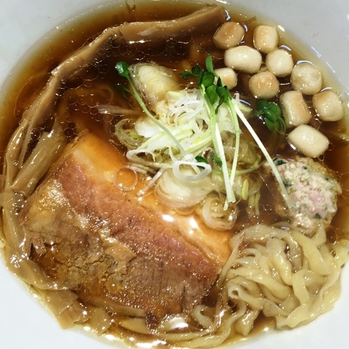 「手もみ中華そば（醤油）」@國分ラーメン食堂の写真