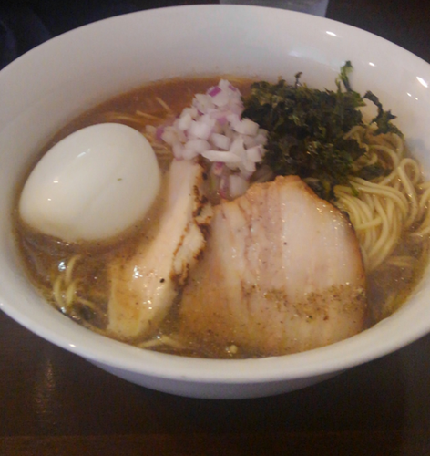 「2番 (淡麗味玉煮干し中華蕎麦 味玉)」@煮干し中華蕎麦 山崎の写真